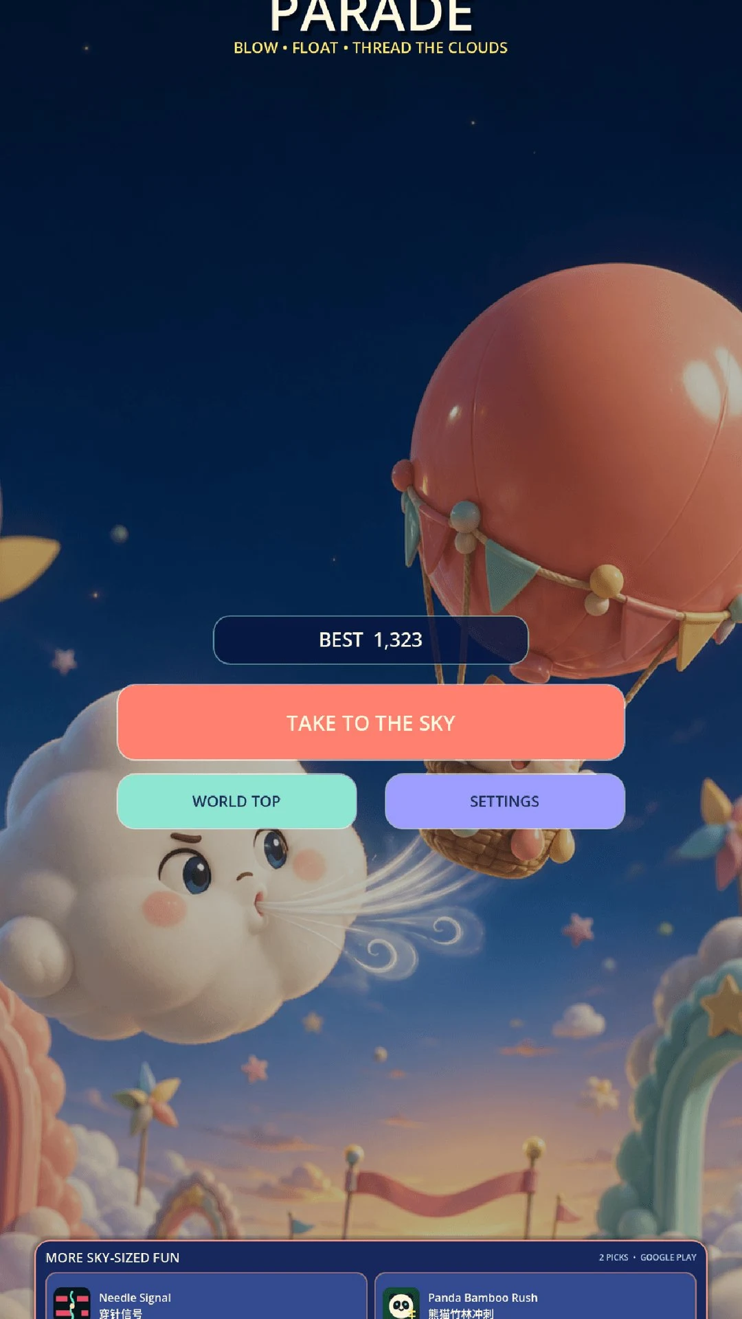 Puff Parade: Balloon Flight screenshot